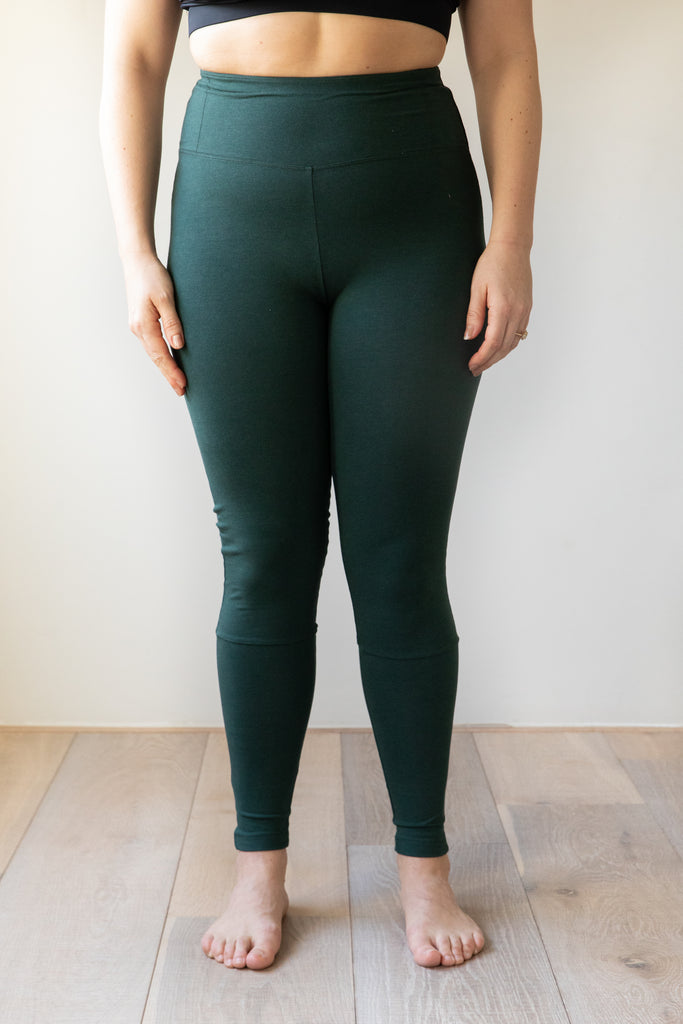 Boody - Bamboo + Organic Cotton High-Waisted 3/4 Leggings with Pockets –  Eco & Active